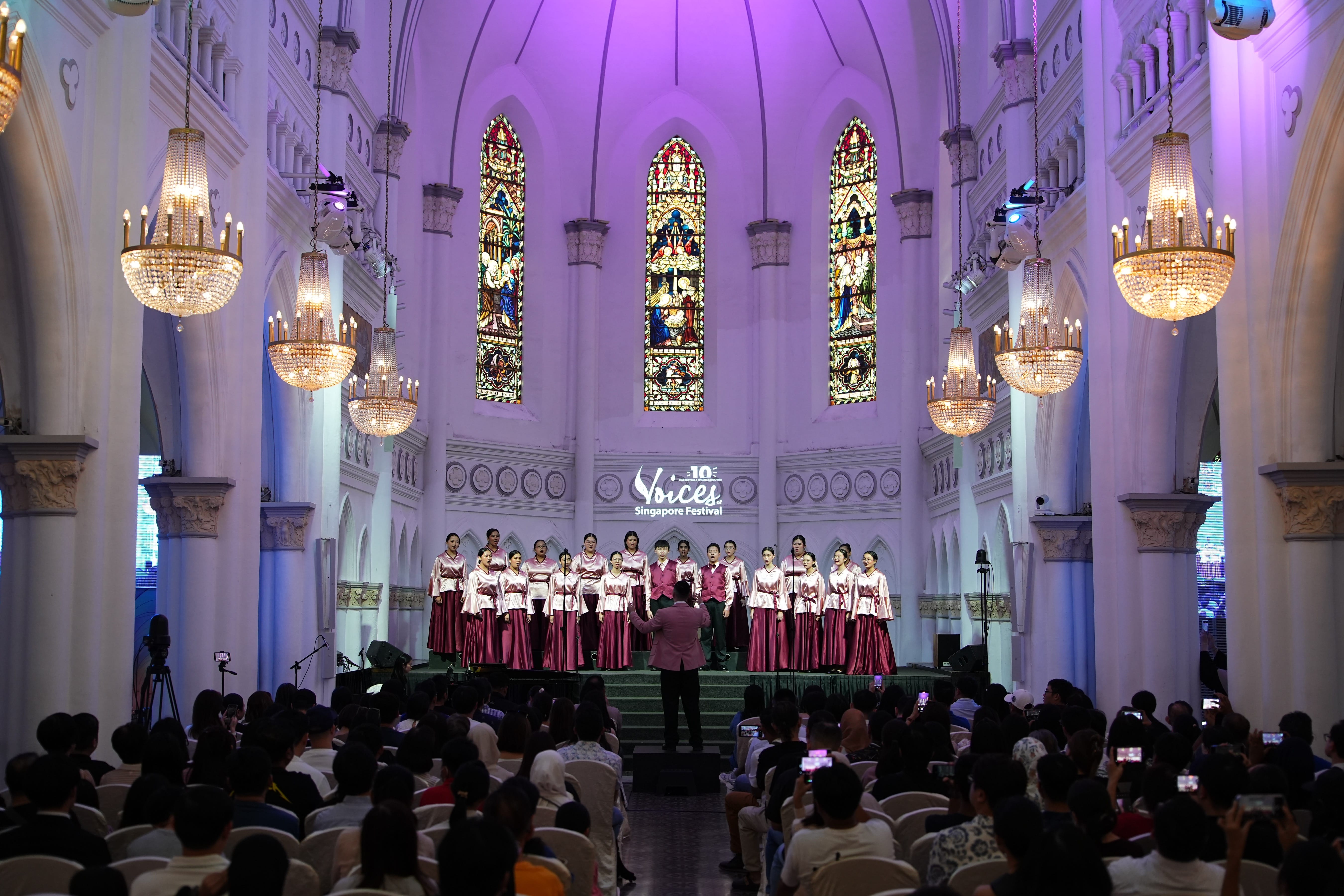 WRS Concordia performed at the historical CHIJMES Hall and Capitol Outdoor Plaza